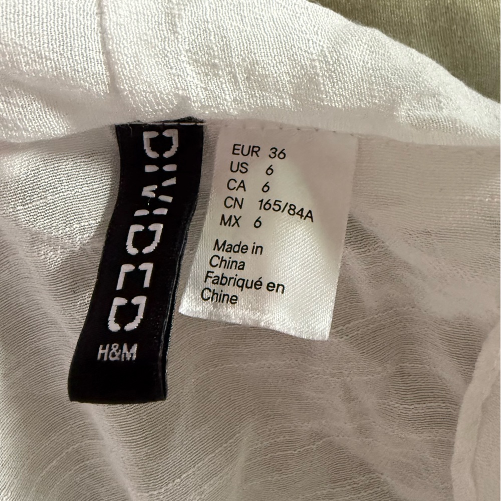 H&M White Ruffled Blouse - Picture 3 of 3